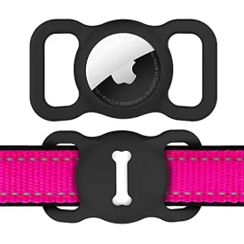 Airtag Dog Collar Holder, Air Tag Protective Cat & Dog Collar, Silicone