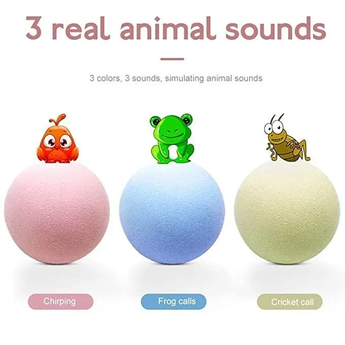 Animal Sound Cat Balls 3pks
