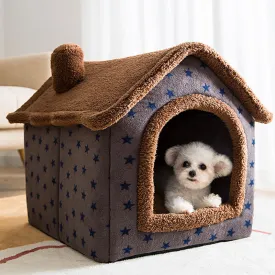 Bed Sleep House Warm Cave Dog Kennel