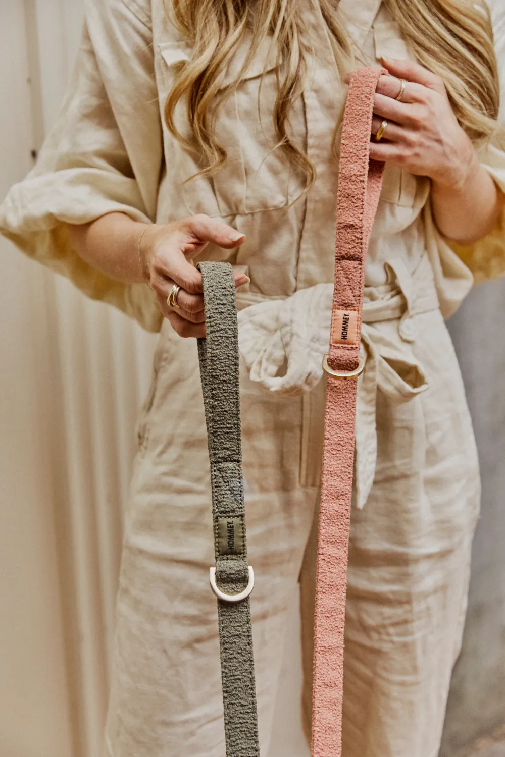 Boucle Pet Collar - Blush