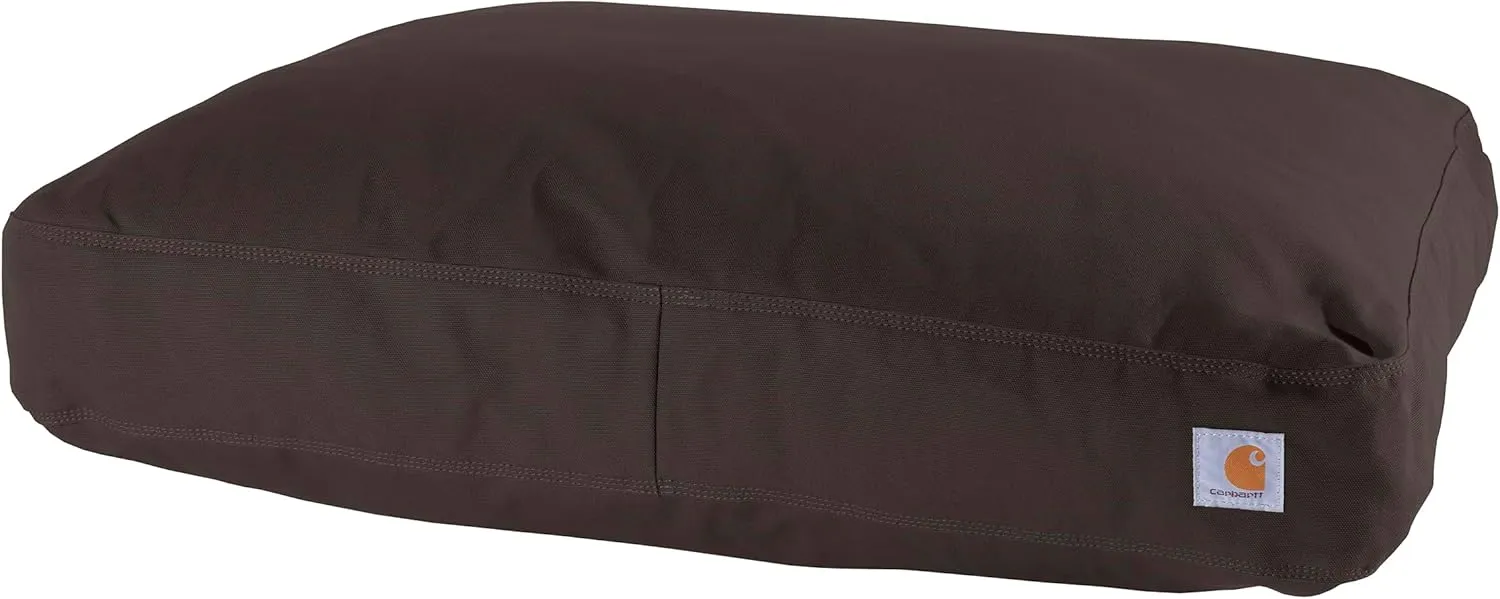 Carhartt Gear P0000534 Firm Duck Dog Bed - Medium - Dark Brown