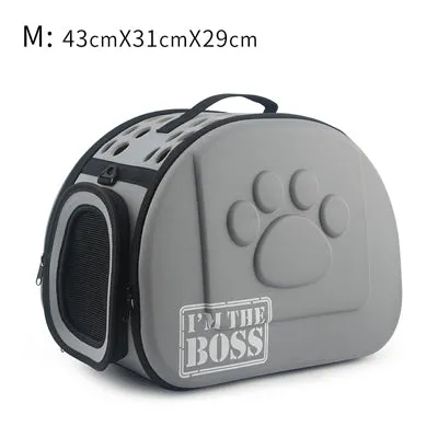 Cat Pattern Dog Carrier Bag Portable