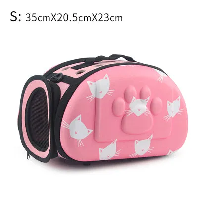 Cat Pattern Dog Carrier Bag Portable