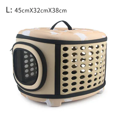 Cat Pattern Dog Carrier Bag Portable