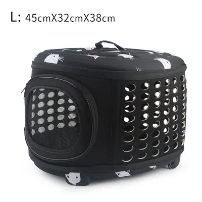 Cat Pattern Dog Carrier Bag Portable