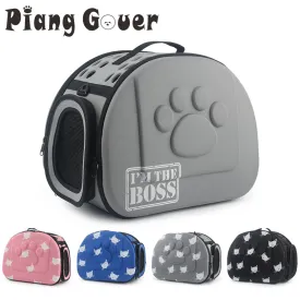 Cat Pattern Dog Carrier Bag Portable