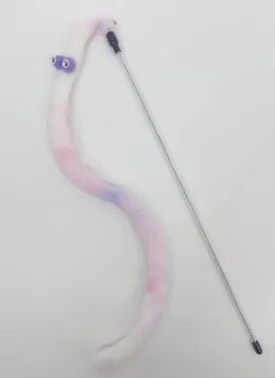 Cat Toys On a Stick,Cat Toy Wand&String Cat Toy-Cat Snake Toy, Long Cat Wand&Fuzzy Cat Toys,Interactive Toy for Teaser Play and Chase Exercise with Kitten (Color 1)