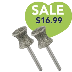 Concave Shape Dremel Bit Set of 2 by PetStore.Direct