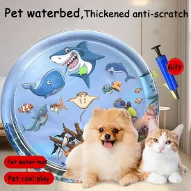 Cooling Pet Water Mat - Inflatable and Durable Bed Cushion for Cats and Dogs