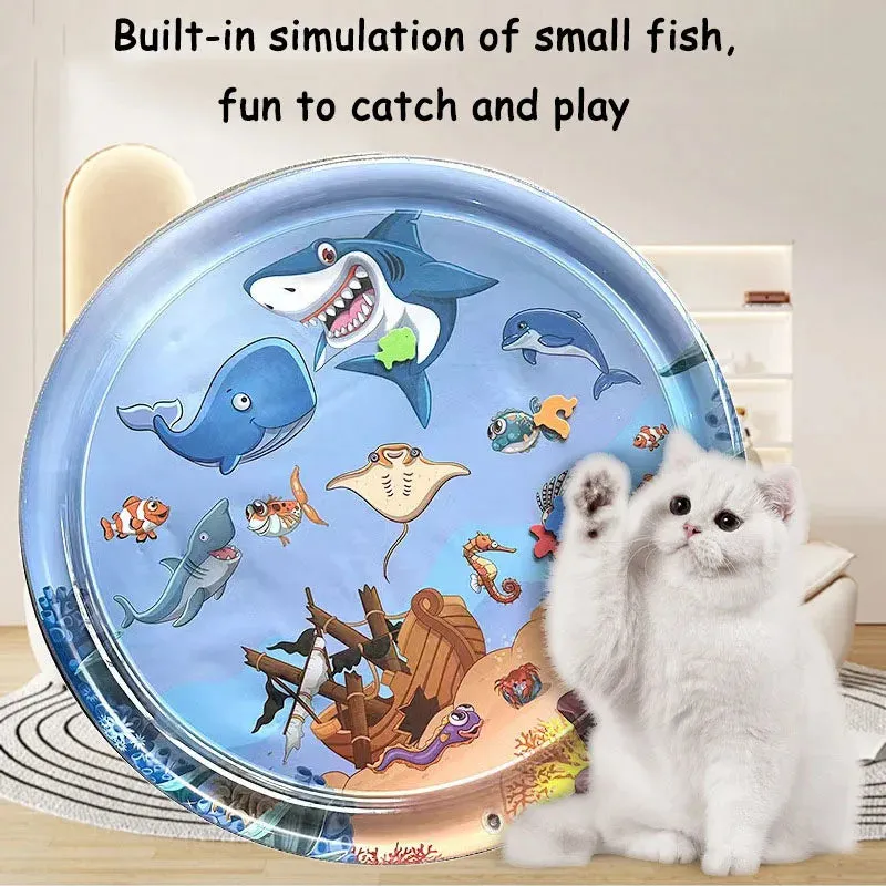 Cooling Pet Water Mat - Inflatable and Durable Bed Cushion for Cats and Dogs