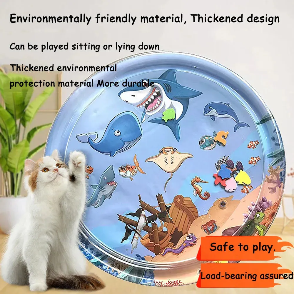 Cooling Pet Water Mat - Inflatable and Durable Bed Cushion for Cats and Dogs