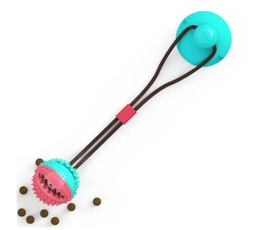 Dog Toys Silicon Suction Cup Tug Interactive Dog Ball