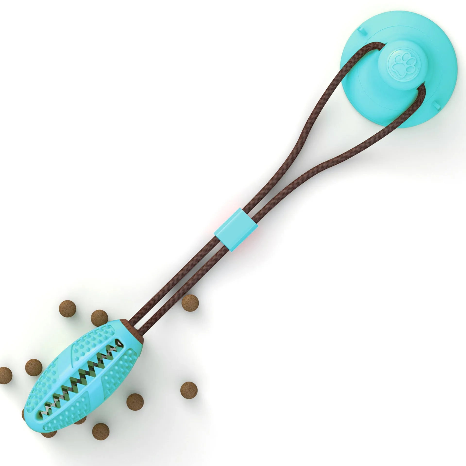 Dog Toys Silicon Suction Cup Tug Interactive Dog Ball