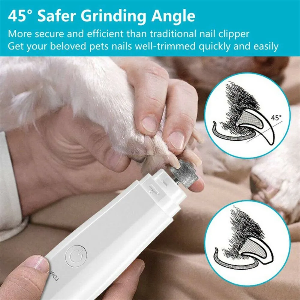 Electric Dog Cat Pet Claw Nail Trimmer Grinder