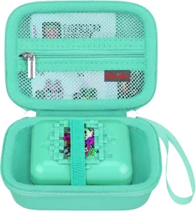Elonbo Carrying Case for Bitzee Disney/Magicals/Interactive Toy Digital Pet, Storage Bag, Electronic Pets Toys Travel Cover Organizer Holder, Green