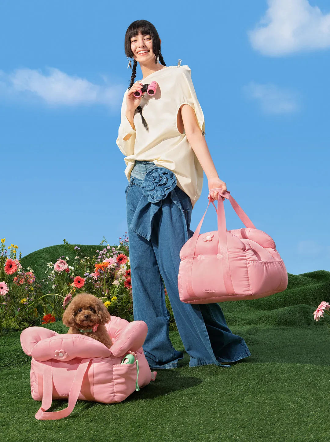 Flora Car Seat Pet Carrier