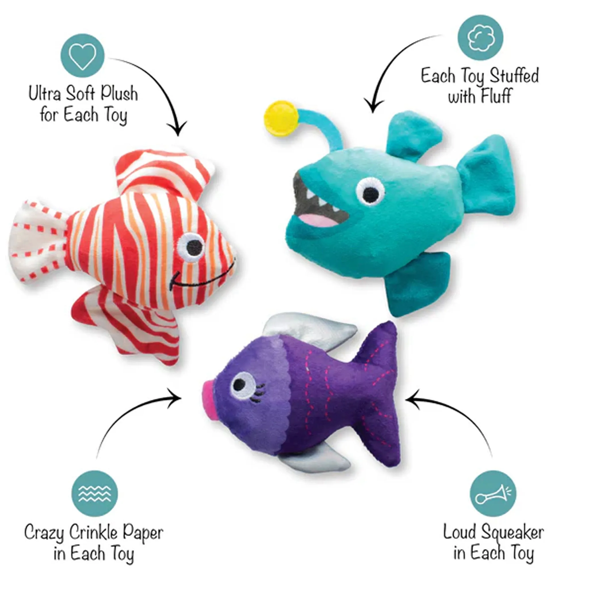 Fringe Any Fin is Possible Dog Toys