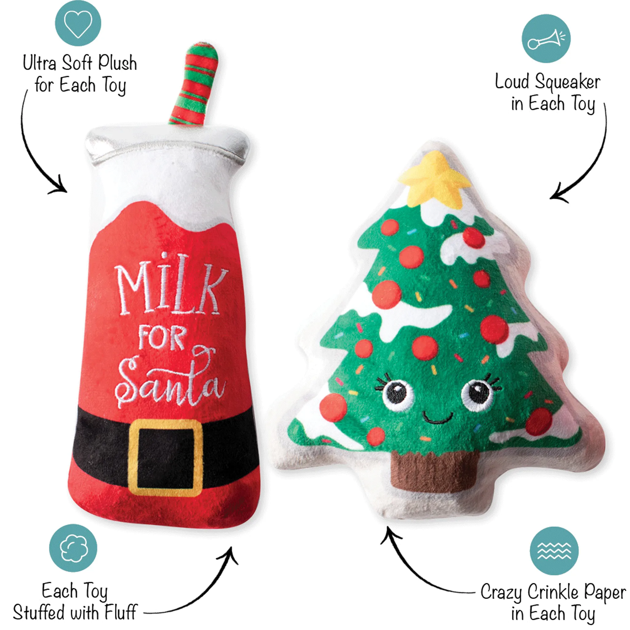 Fringe Santa Ready - Dog Toys