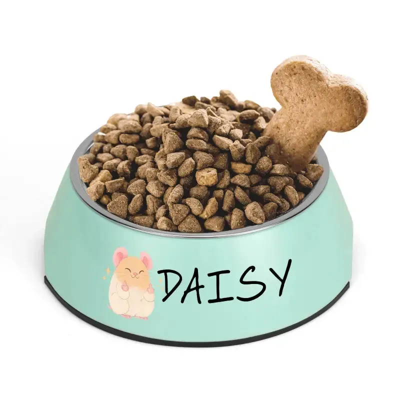 Funny Personalized Pet Stainless Steel Bowl for Mealtime Fun