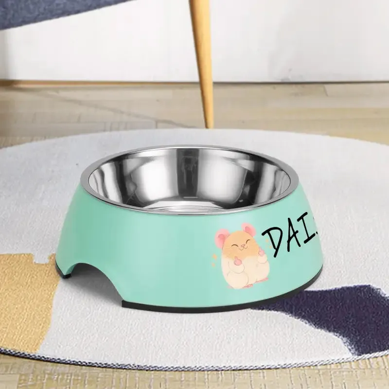 Funny Personalized Pet Stainless Steel Bowl for Mealtime Fun
