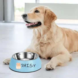 Funny Personalized Pet Stainless Steel Bowl for Mealtime Fun