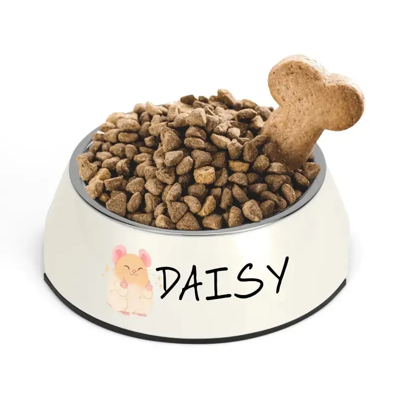 Funny Personalized Pet Stainless Steel Bowl for Mealtime Fun