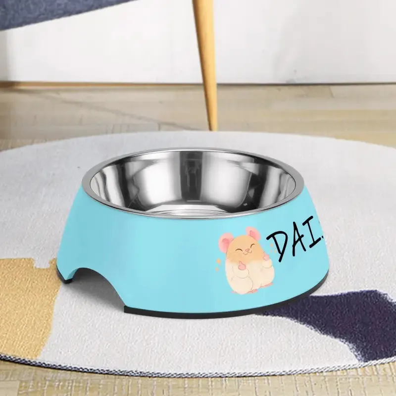 Funny Personalized Pet Stainless Steel Bowl for Mealtime Fun