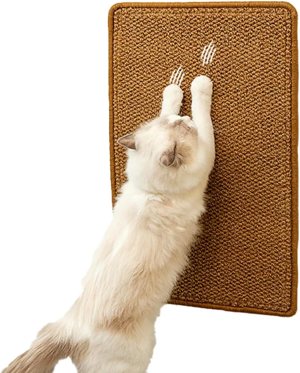haozaikeji Cat Scratcher Mat Natural Sisal Cat Scratching Pad Cat Scratcher Sofa Protector Floor Scratching Pad Horizontal Cat Scratch Mat, Protect Couch and Carpets