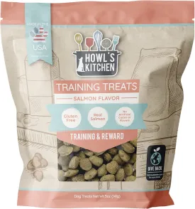 Howl's Kitchen Training Bites, 12 oz Bag, 1 Count, Real Salmon Flavor, Rawhide Free, Soft and Chewy Dog Treats for Training, for All Breed Sizes