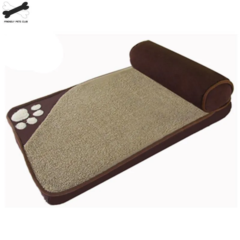 Large Dog Bed Winter Warm Kennel House Pillow Bed Removable Pet Nest