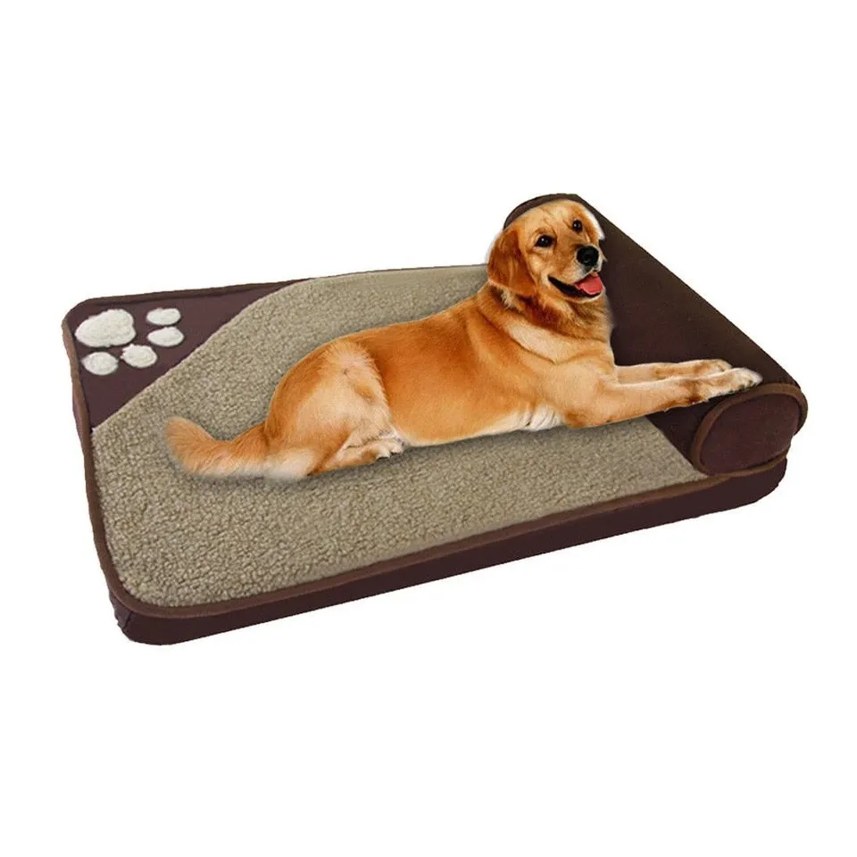 Large Dog Bed Winter Warm Kennel House Pillow Bed Removable Pet Nest