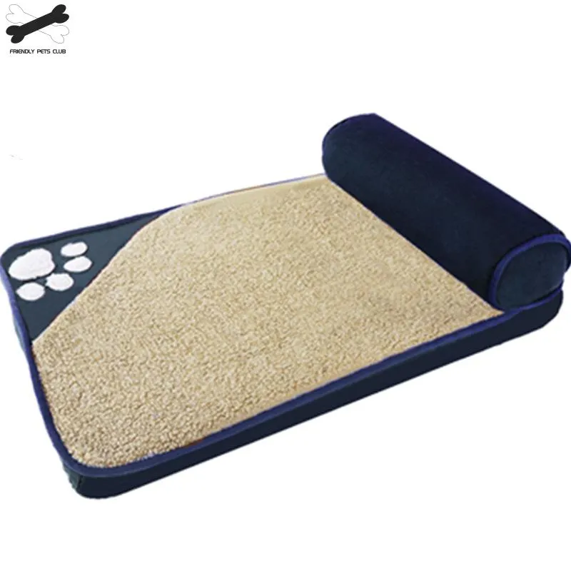 Large Dog Bed Winter Warm Kennel House Pillow Bed Removable Pet Nest