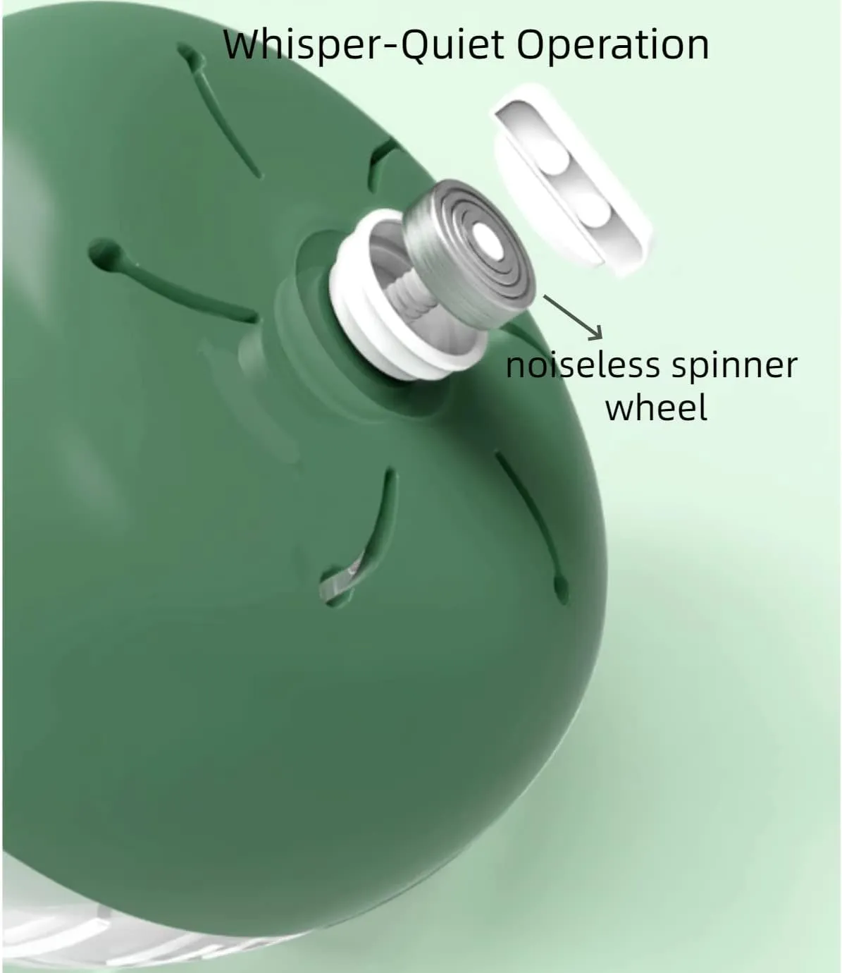 MANON ROSA Hamster Wheel Super Silent Quiet Exercise Running Wheel with Adjustable Stand for Chinchillas Gerbils Mice Small Animals (S(4.72" D),Black)