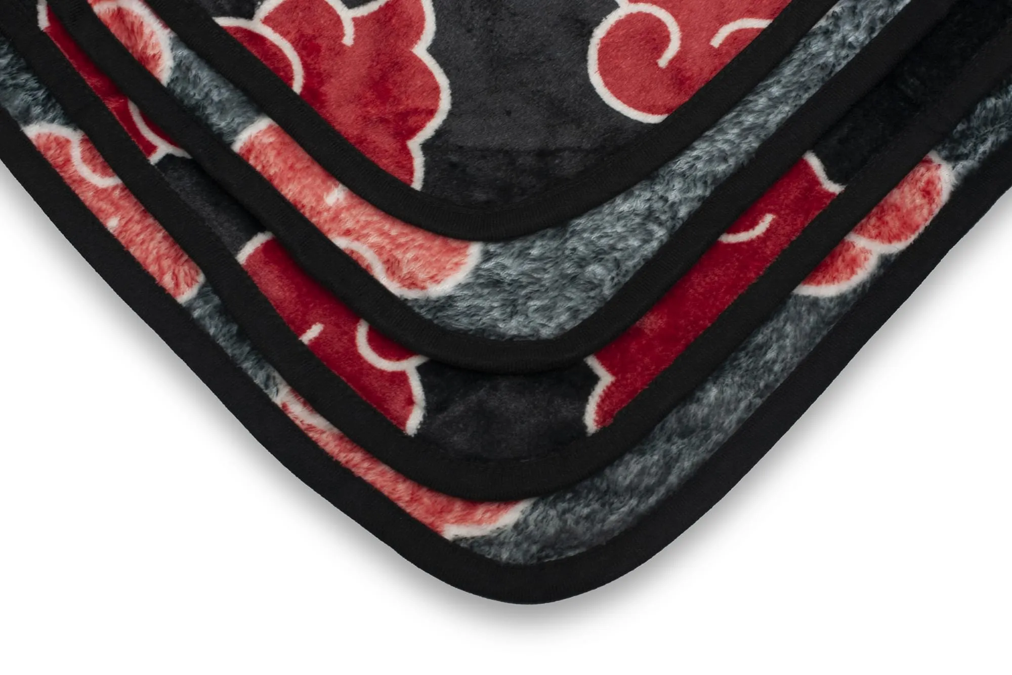 Naruto: Shippuden Akatsuki Red Cloud Anime Throw Blanket | 60 x 45 Inches