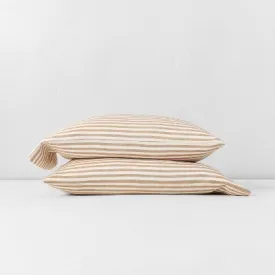 New - Casaluna Pillowcase Lyocell Linen 40x20" Set Envelope End Closure OEKO-TEX