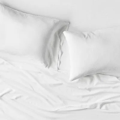 New - Casaluna Pillowcase Lyocell Linen 40x20" Set Envelope End Closure OEKO-TEX