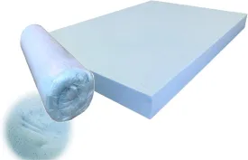 Pet Dog Bed Blue Cooling Gel Infused High Density Solid Memory Foam Pad (37x27x4 inches (2pack))
