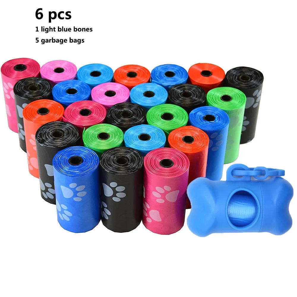 Pet Waste Bag Dispenser,with Poop Bags 6pcs