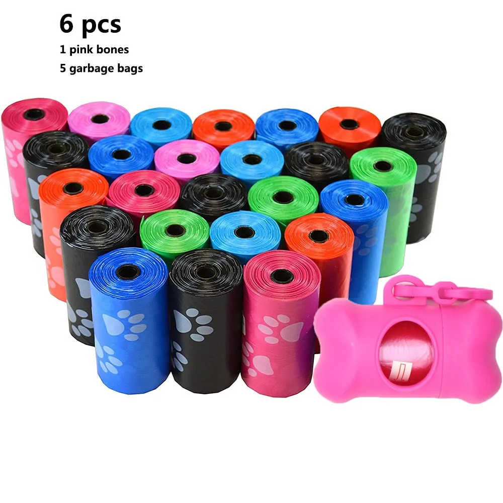 Pet Waste Bag Dispenser,with Poop Bags 6pcs