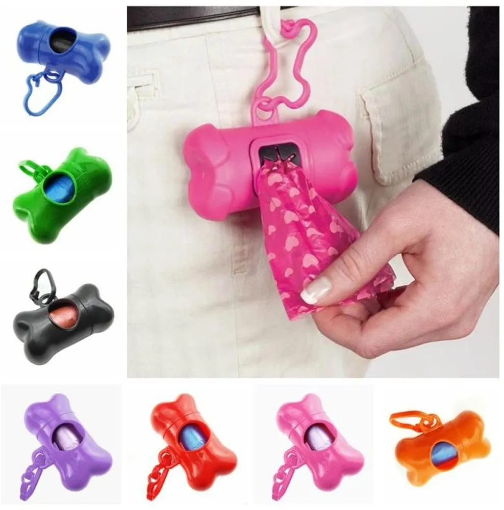 Pet Waste Bag Dispenser,with Poop Bags 6pcs