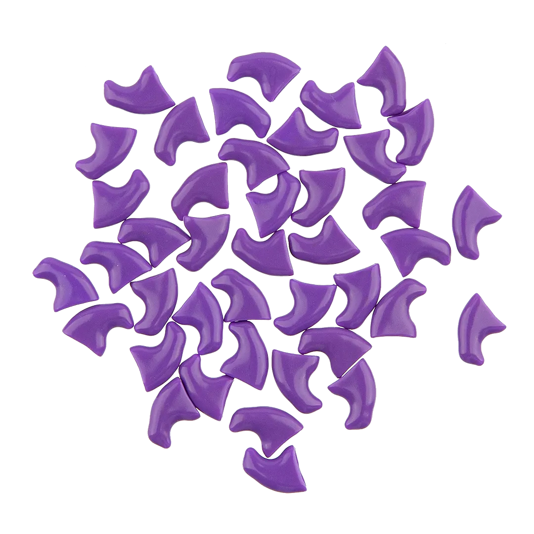 Purple Feline Large Nail Caps by Soft Claws