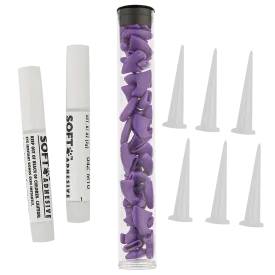 Purple Feline Large Nail Caps by Soft Claws