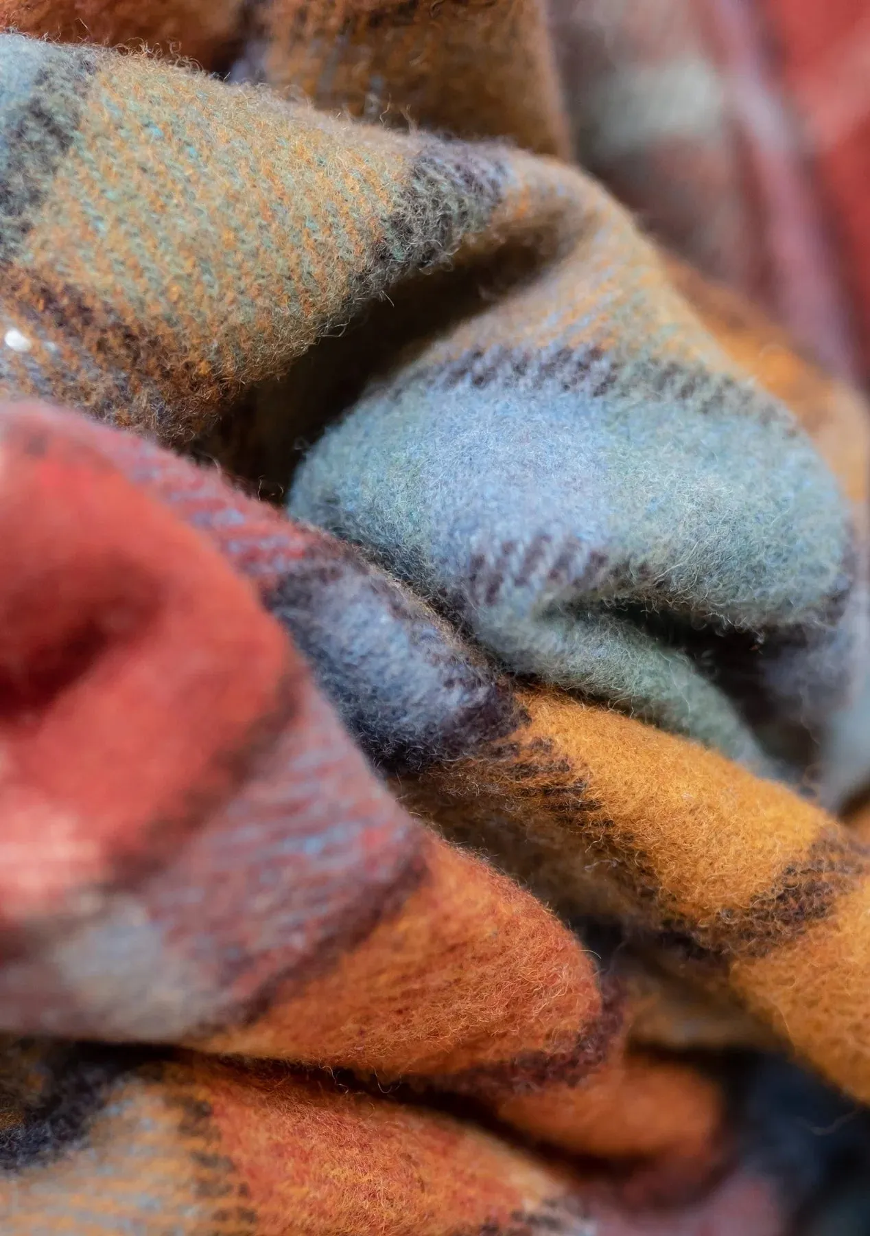 Recycled Wool Pet Blanket in Buchannan Antique Tartan