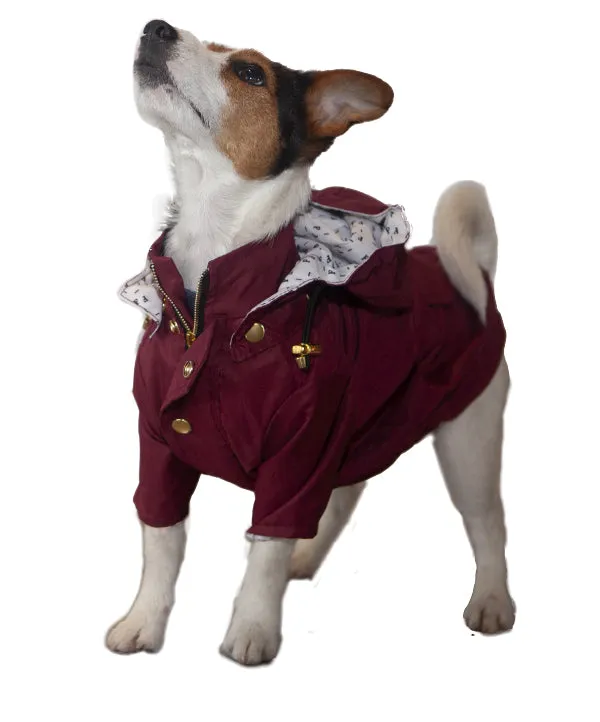Ruby raincoat