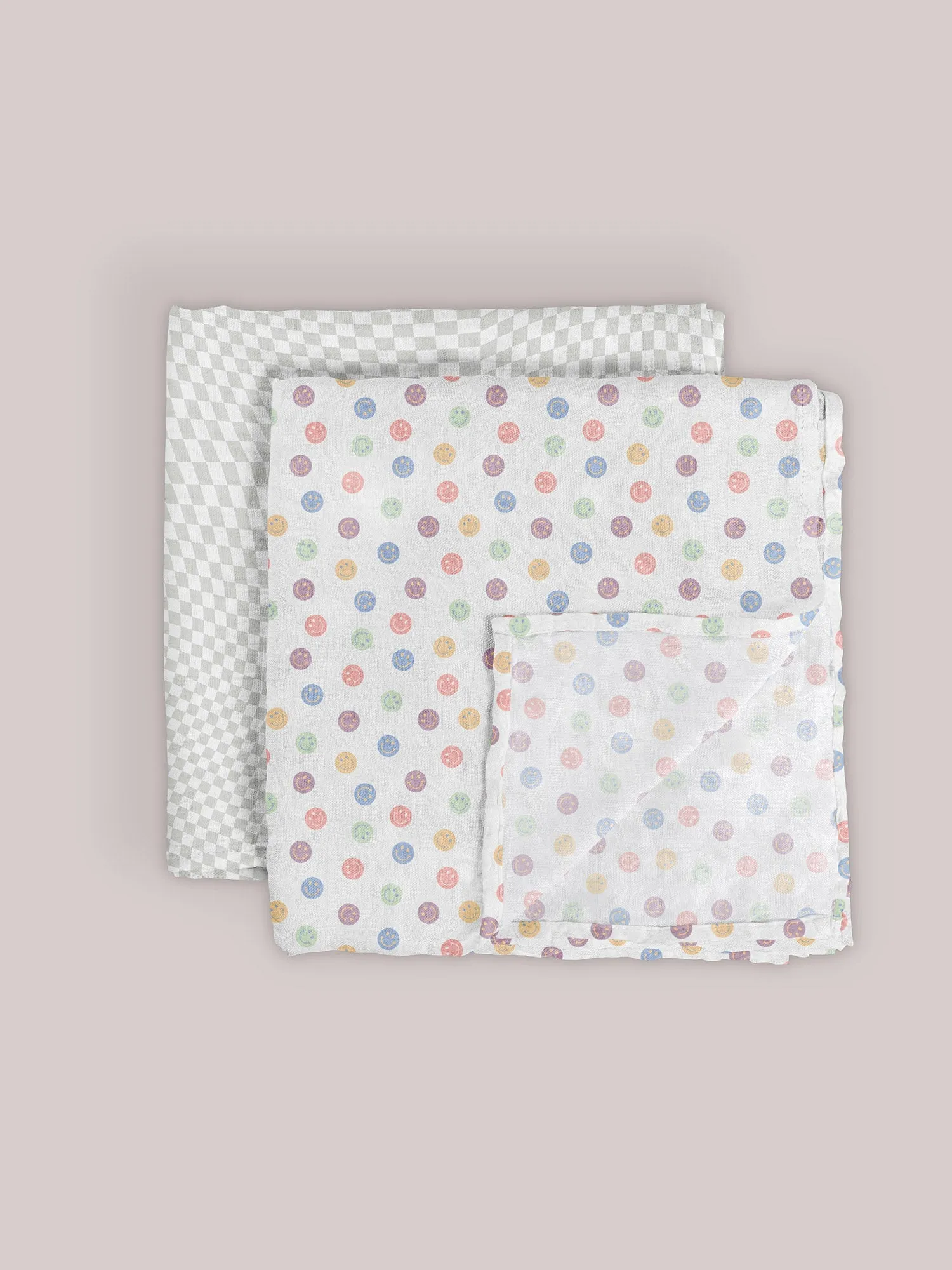 Swaddle Blanket Set | Happy Baby Vibes