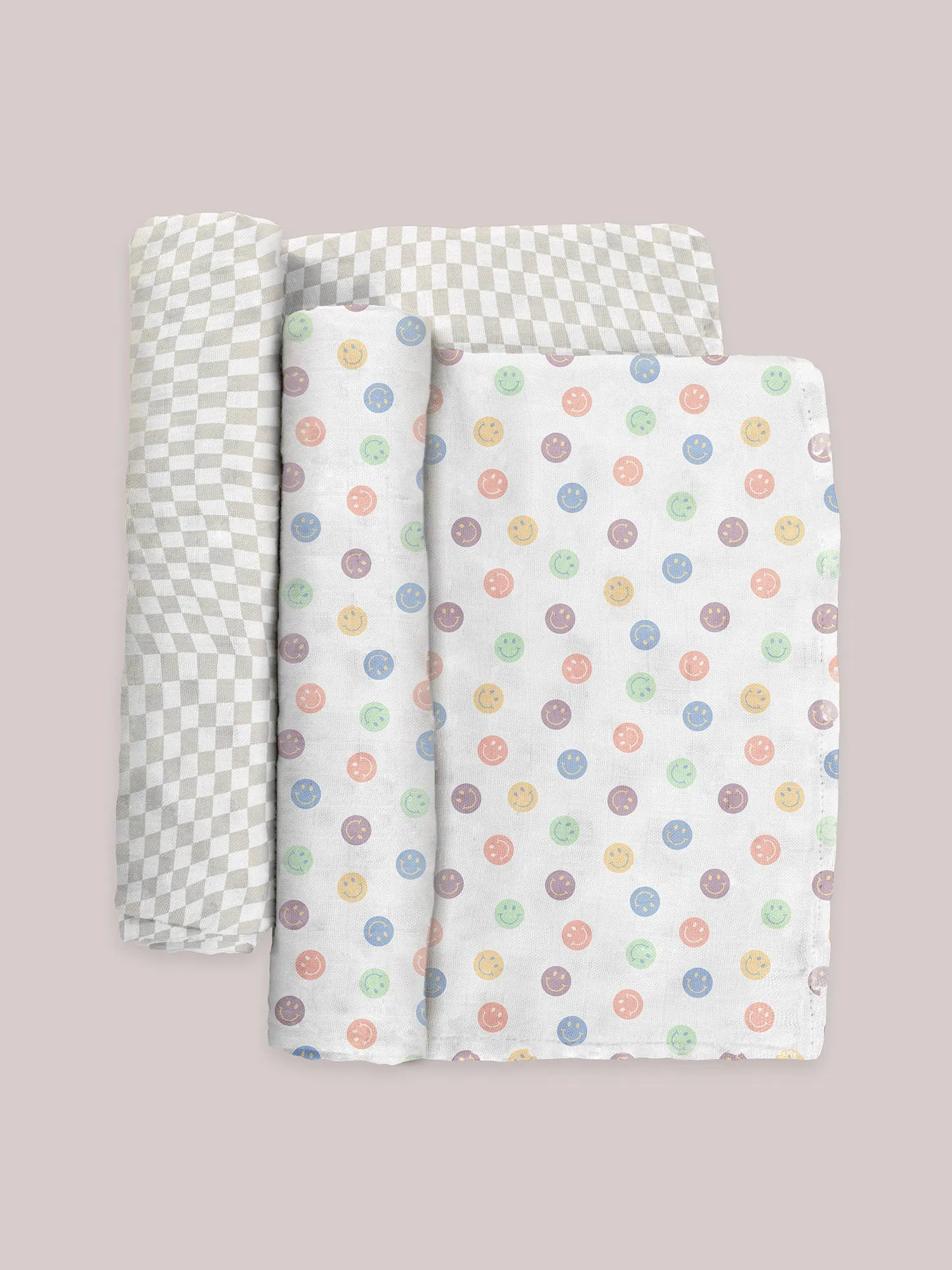 Swaddle Blanket Set | Happy Baby Vibes