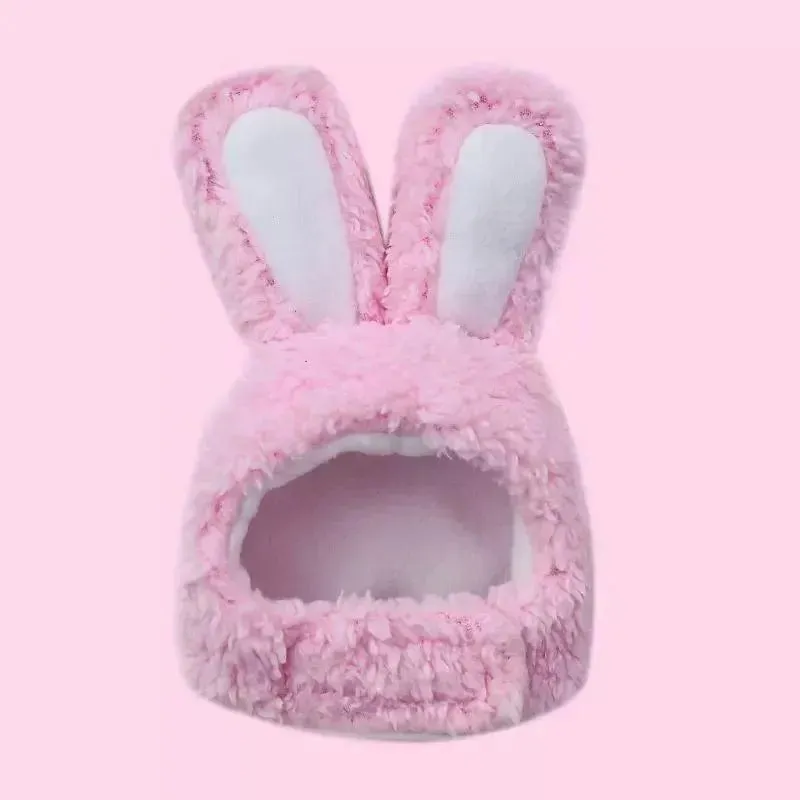 Warm and Whimsical Pet Rabbit Hat Costume Cap