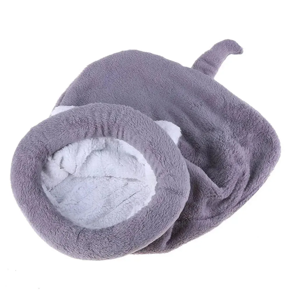 Warm Coral Fleece Pet Sleeping Bag for Small Dogs & Cats