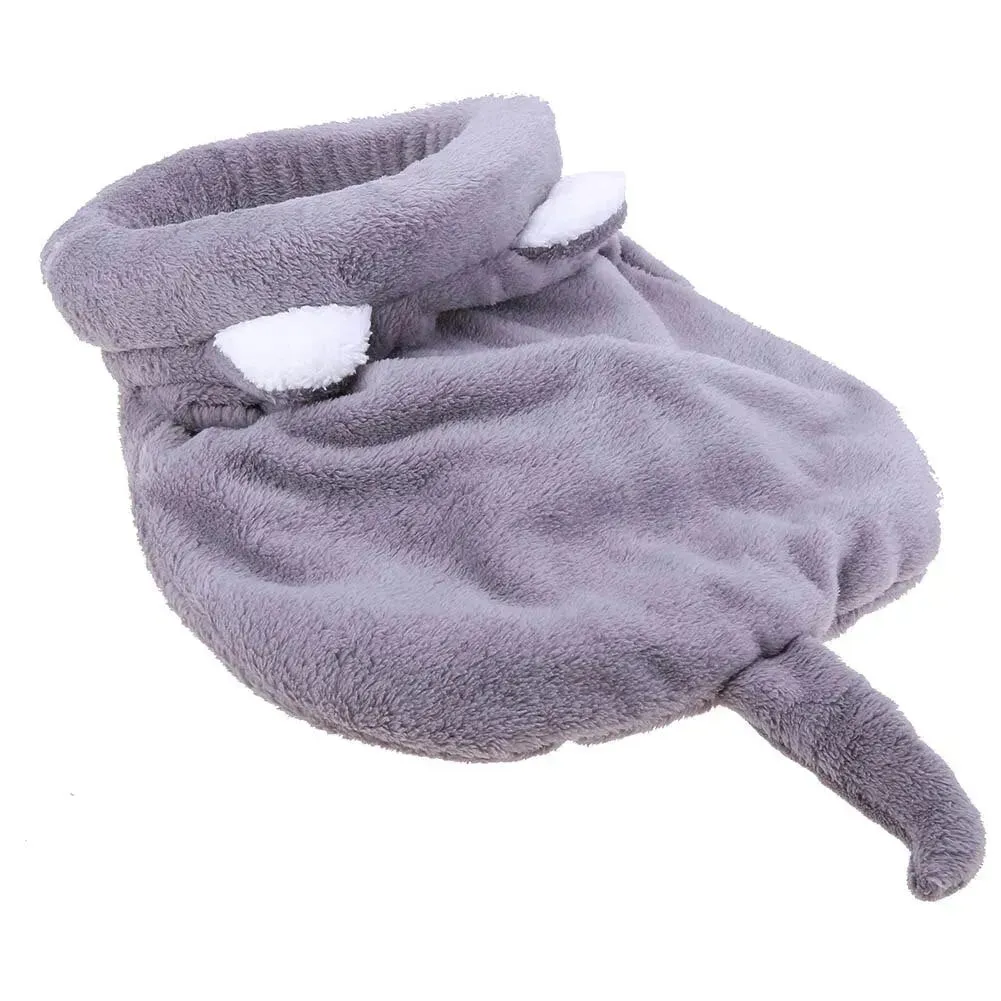 Warm Coral Fleece Pet Sleeping Bag for Small Dogs & Cats