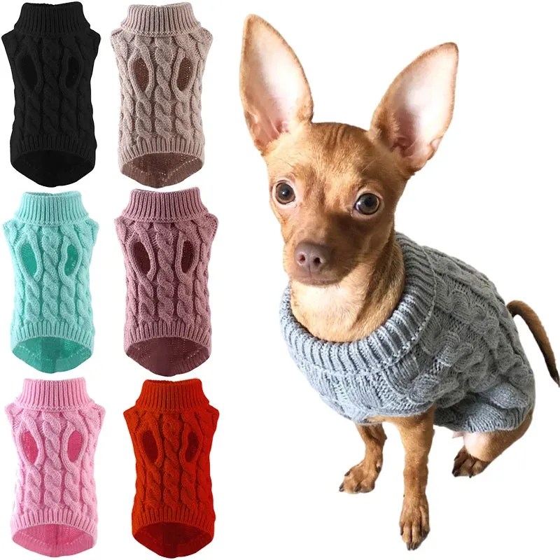 Winter Warm Puppy Dog Sweaters